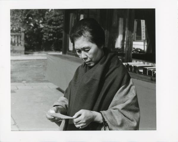 Woman Reading Note, Japan, ca. 1970s