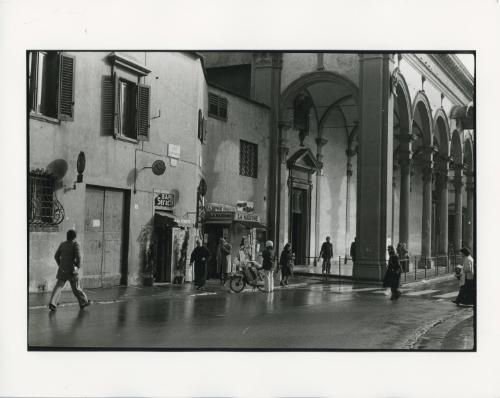 Street Scene with Colonnade, ca. 1970s