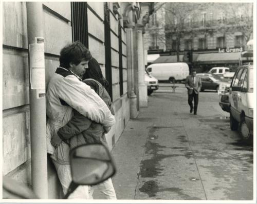 Couple Embracing on the Street, ca. 1970s