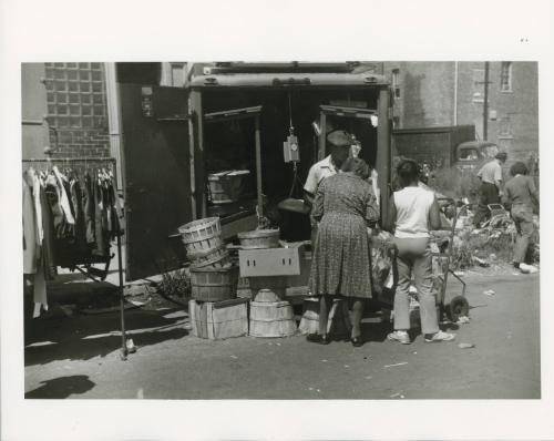 Street Stand with Baskets, ca. 1970s