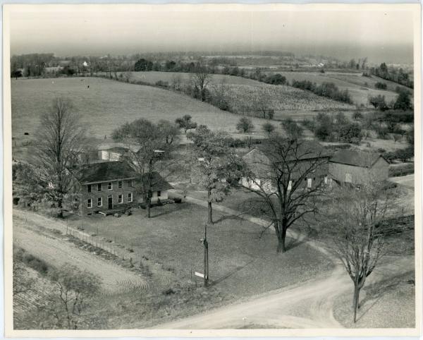 Bird's Eye View of Parker Homestead