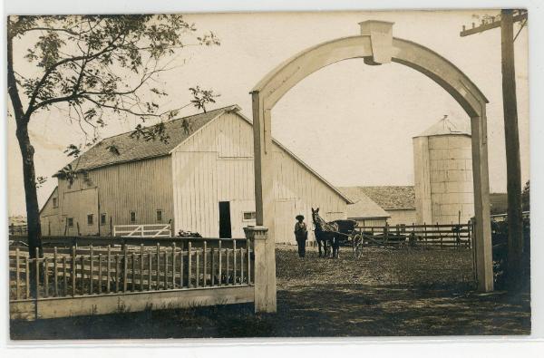 Farm with Arched Gate