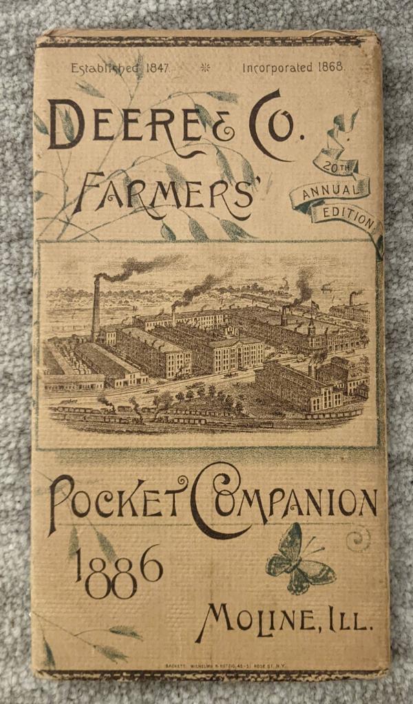 Deere & Co. Farmers' Pocket Companion for 1886