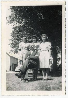 Jonas Mower & His Granddaughters