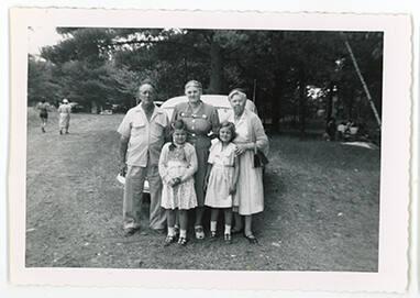 Jeanette Mallette, Raymond & Charlotte Mower, Diane and Helene Zeus