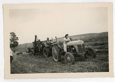 Raymond and Jennie Mower Farming