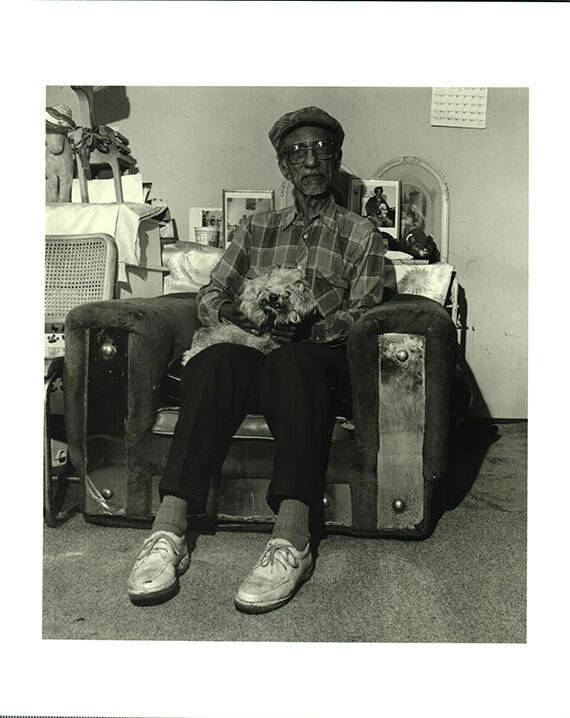 Puerto Rican Man with Dog, Buffalo, NY