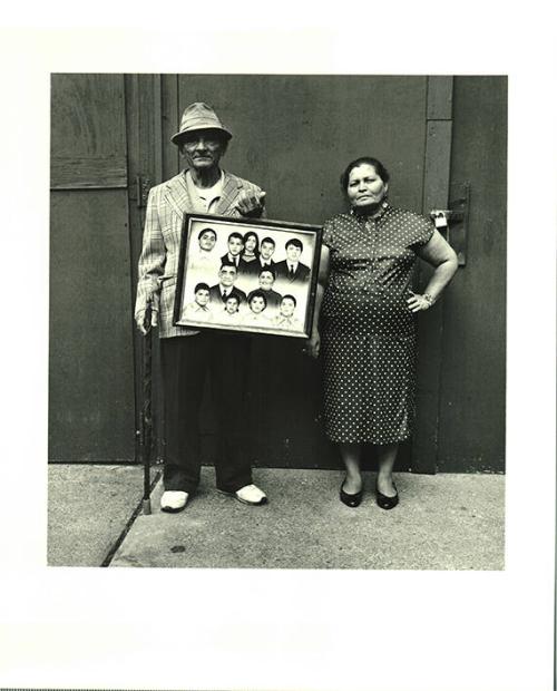 Puerto Rican Couple -- With Family Photo (Genevera & Husband), Buffalo, NY