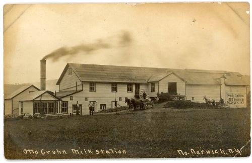 Otto Gruhn Milk Station, North Norwich, NY