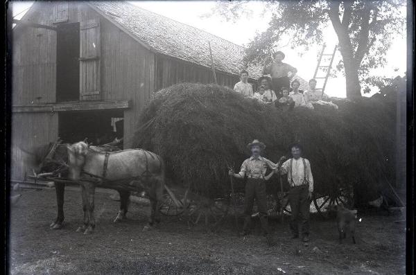 Loaded Hay Wagon