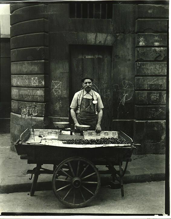 Cherry Man Rue Mouffetard, Paris, 1950