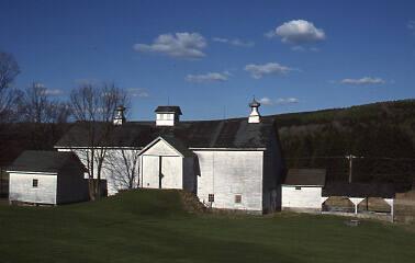 Remodeled English Dairy Barn, Manure Pit & Granary