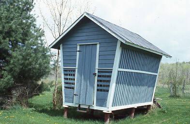 Blue Corn Crib 2