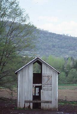 Small White Barn