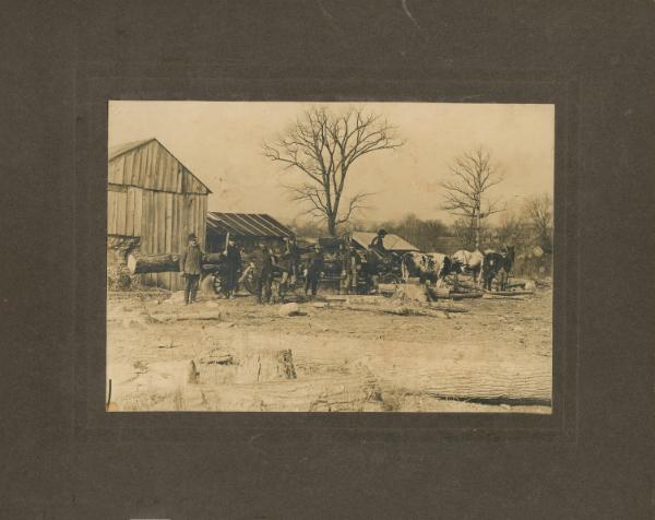 Milling Logs- Calvin T. Allison Sawmill