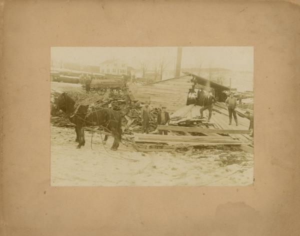 Saw Mill- Two Horse Sled