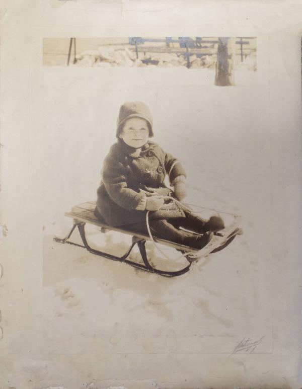 Child on Sled