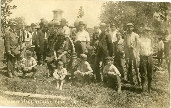 Summit Hill House Fire 1908