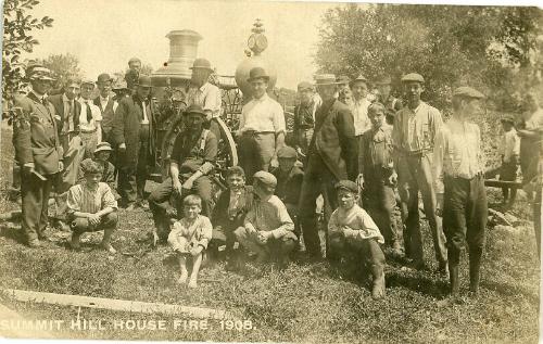 Summit Hill House Fire 1908