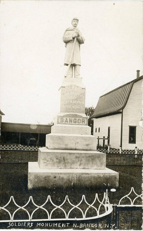 Soldiers Monument, N. Bangor, NY