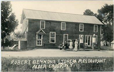 Robert Beynon's Store & Restaurant, Alder Crick, NY