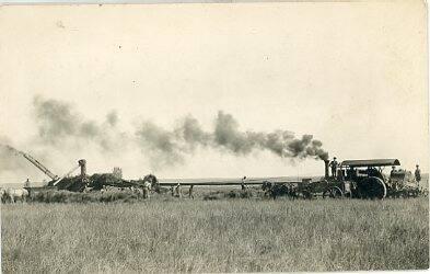 Steam Engine and Thresher