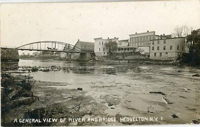 A General View of River and Bridge, Heuvelton, NY