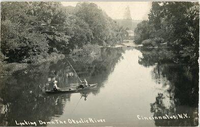 Looking Down the Otselic River, Cincinnatus, NY