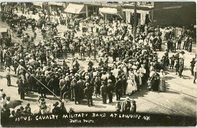 10th US Calvary Military Band at Lowville, NY