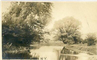 A Trout Hole in Delancey, NY