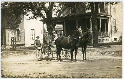 Wagon & Two Horse Team