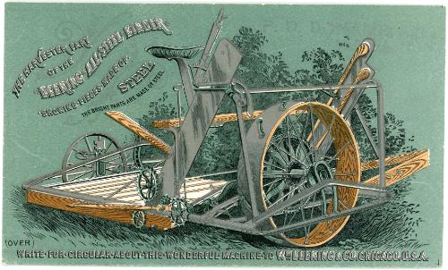 The Deering All-Steel Binder with Steel Bundle Carrier