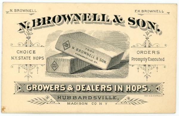 N. Brownell & Son. Advertisement