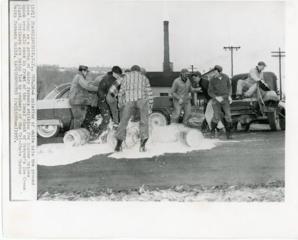 Franklinville, NY milk strike, 1957