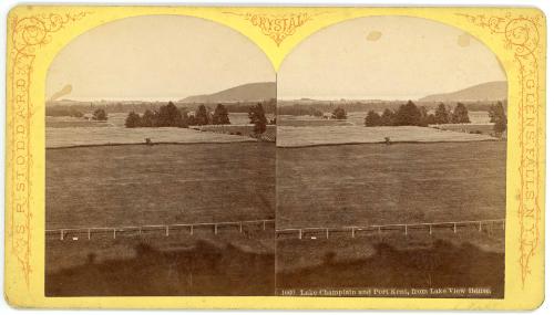 Lake Champlain and Port Kent From Lake View House 2