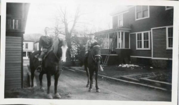 Mounted up on Horseback