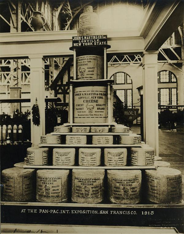 Lowville, NY Cheese at the Pan-Pac International Exposition