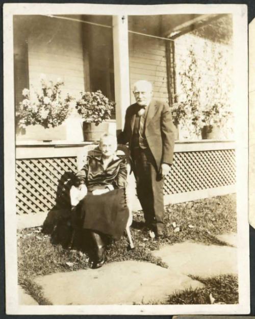 A Couple In Front of the Porch