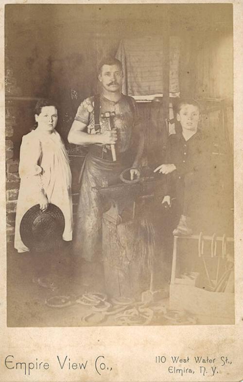 Blacksmith and Children