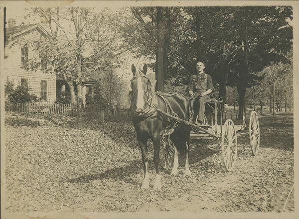 Ray Renskers with Horse