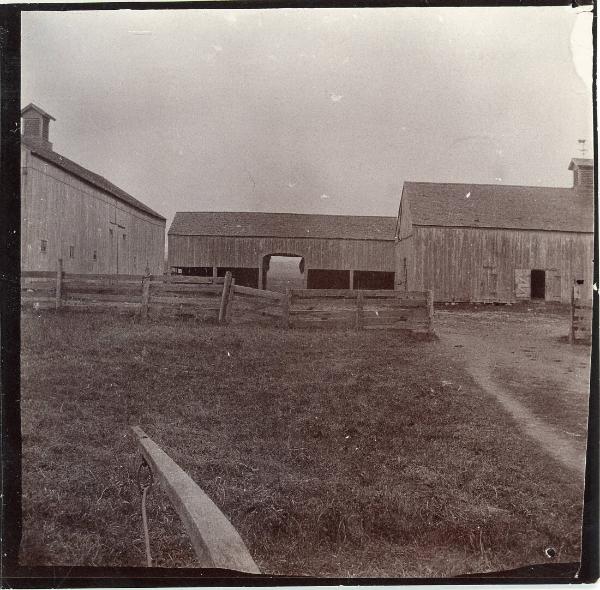 Barns of Horace Clark Bradish near Rocherster, New York