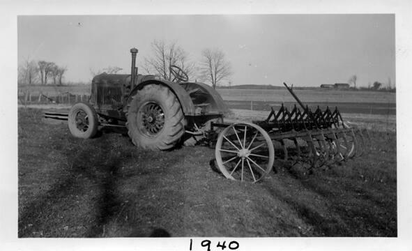 McCormick-Deering 10-20 and Field Cultivator