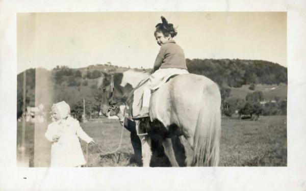 Children and a Horse