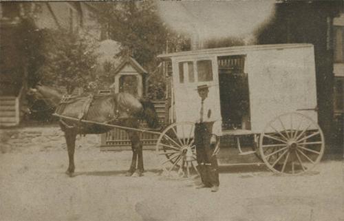 Man on Milk Wagon #2