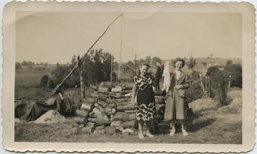 Women with Rabbits