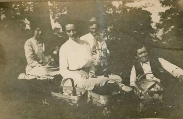 Group with Baskets