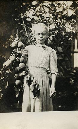 Girl with Branch of Peaches