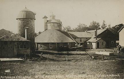 Round Barn in Martinsburg, NY 
