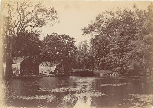 Creek and Barns 
