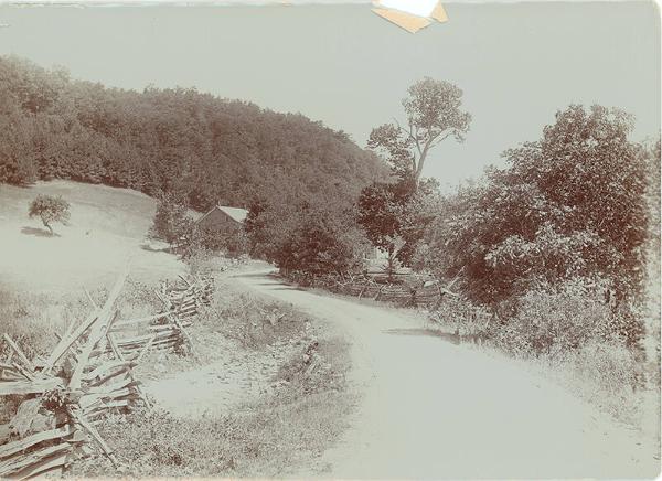 View Down a Country Road 
